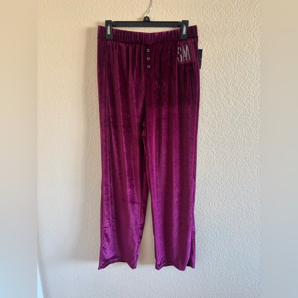 Steve madden loungewear Velvet pants NEW - Picture 1 of 3